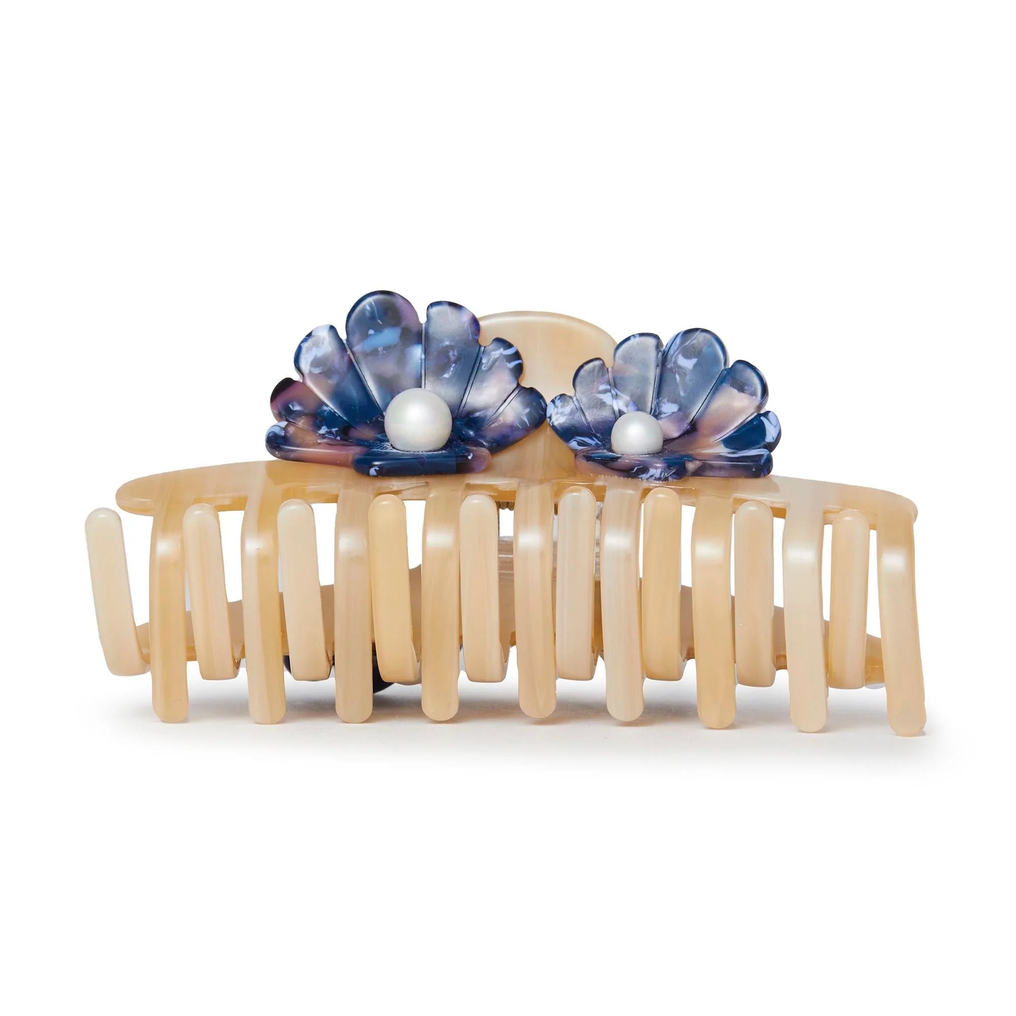 Lele Sadoughi Large Shell Claw Clip - Endless Waves
