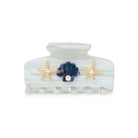 Lele Sadoughi Marble Mini Seashell Claw Clip
