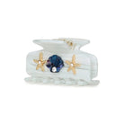 Lele Sadoughi Marble Mini Seashell Claw Clip