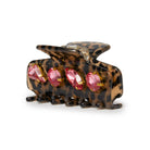 Lele Sadoughi Mini Cheetah Crystal Claw Clip - Endless Waves