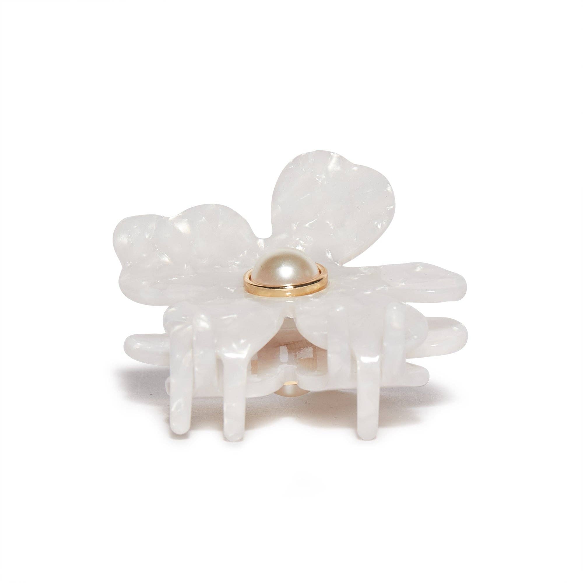 Lele Sadoughi Mother of Pearl Lily Claw Clip - Endless Waves