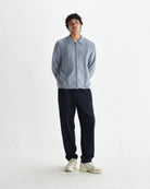 Lennox Milano Stripe Knitted Polo - Endless Waves