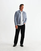 Lennox Milano Stripe Knitted Polo - Endless Waves