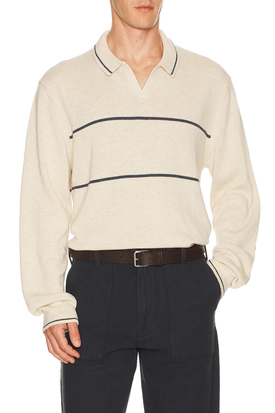 Marine Layer Liam Sweater Polo Endless Waves