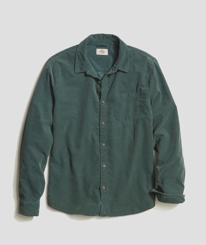 Marine Layer Marine Layer Lightweight Cord Shirt Endless Waves