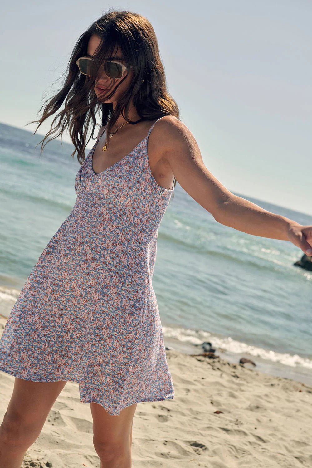 Saltwater Luxe Saltwater Luxe Lisa Mini Dress - Final Sale Endless Waves
