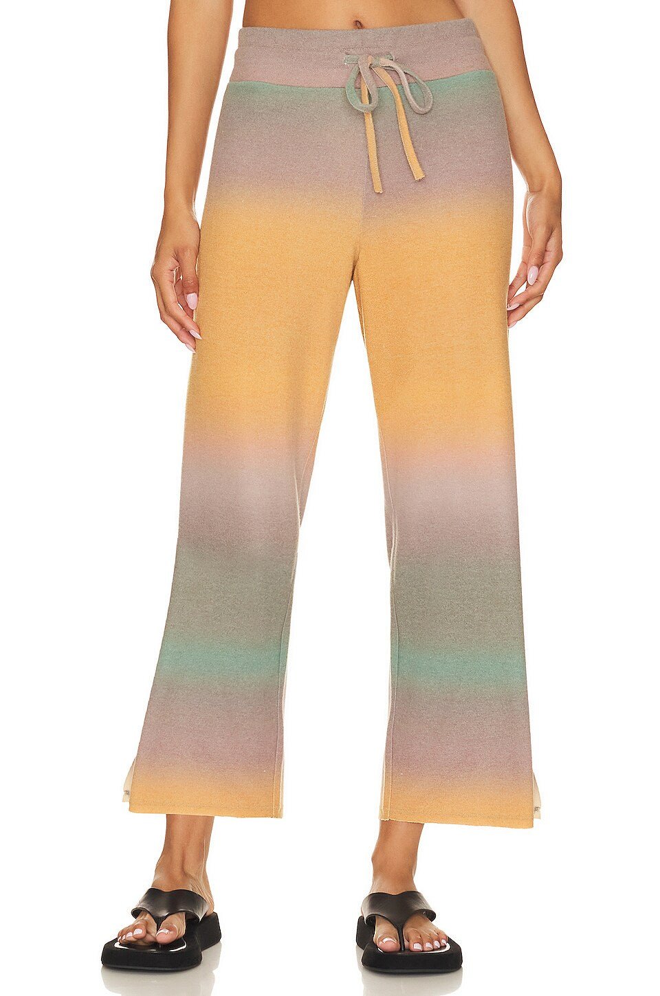 LNA Brushed Sunset Print Kismet Pant