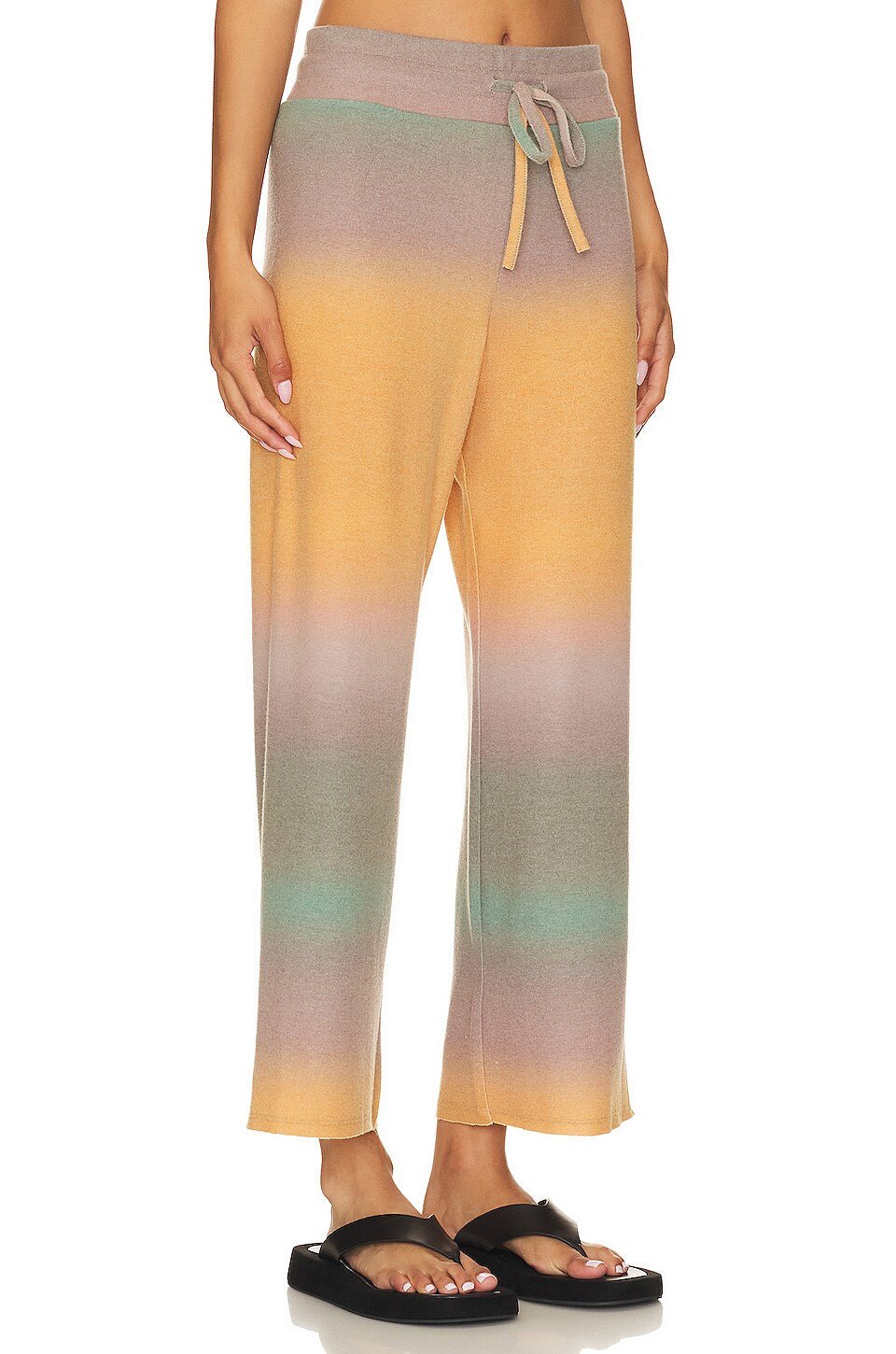 LNA Brushed Sunset Print Kismet Pant