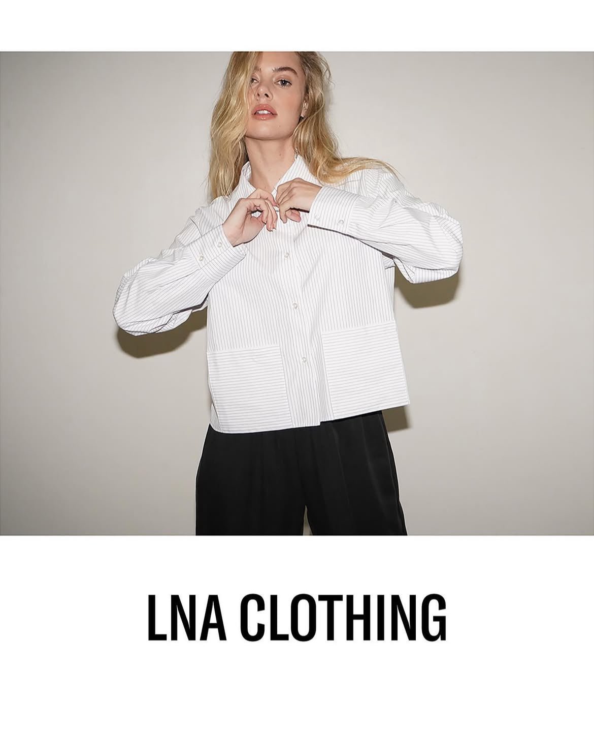 LNA LNA Rai Button Up Endless Waves