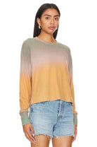 LNA LNA Sunset Print Brushed Raglan Pullover Endless Waves