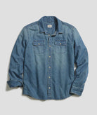 Long Sleeve Classic Denim Shirt - Endless Waves