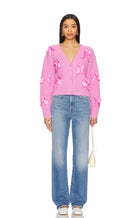 LoveShackFancy Ashtan Alpaca Bow - Embellished Cardigan - Endless Waves