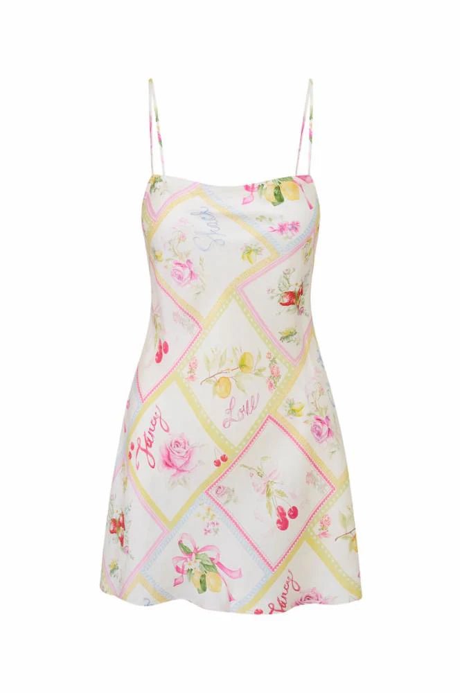 LoveShackFancy LoveShackFancy Calima Mini Dress Endless Waves