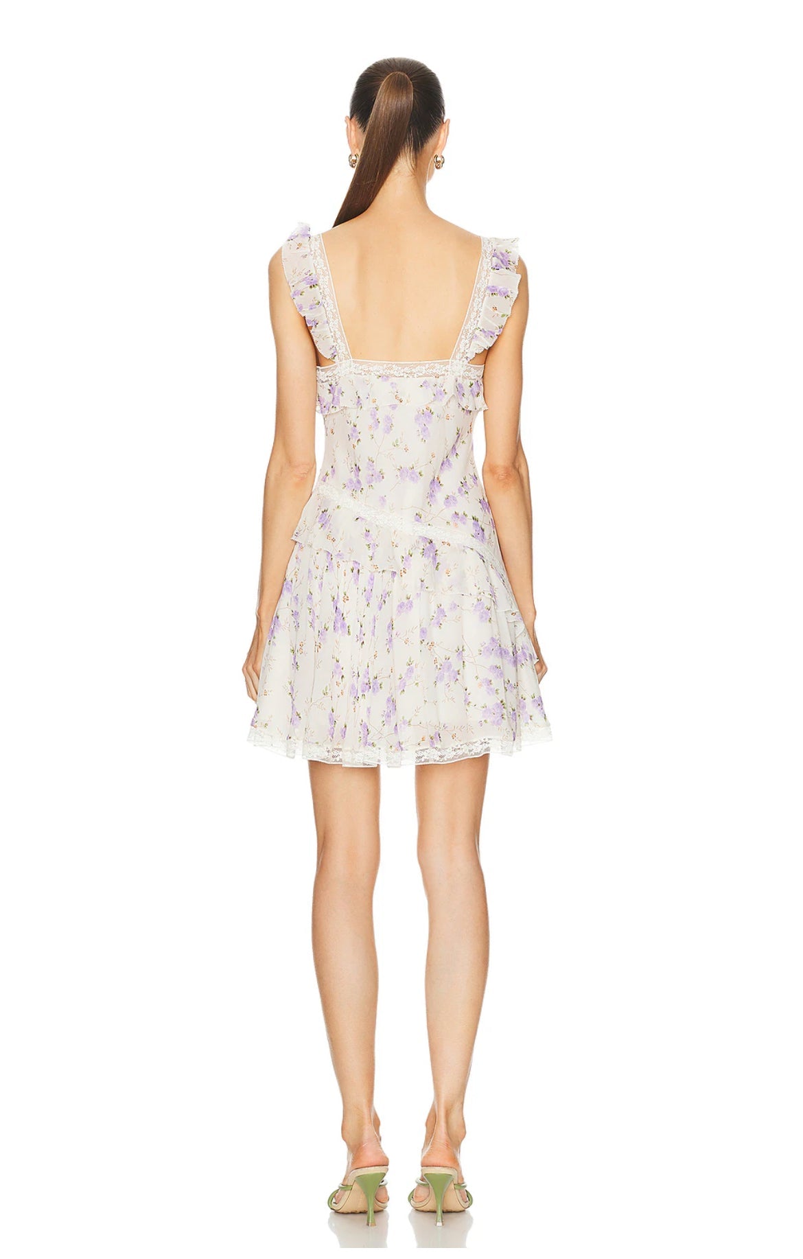 LoveShackFancy Serima Mini Floral Dress - Endless Waves