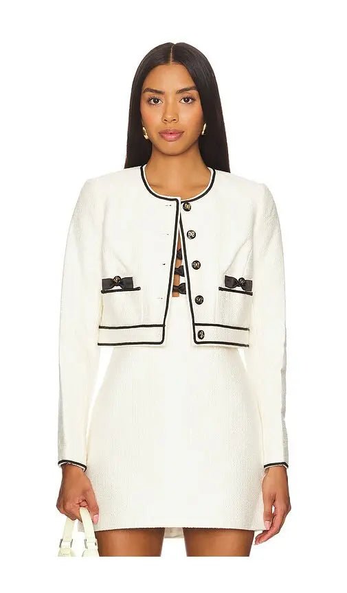 LoveShackFancy Talika Tweed Jacket