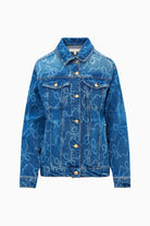 LoveShackFancy Valette Bow Denim Jacket - Endless Waves