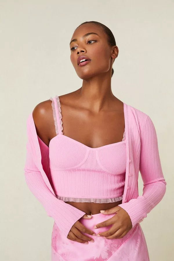 LoveShackFancy LoveShackFancy West Cardigan Endless Waves