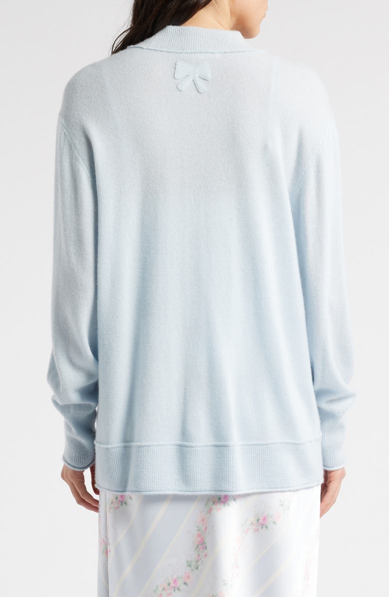 LoveShackFancy LoveShackFancy Applene Cashmere Cardigan Endless Waves