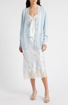 LoveShackFancy LoveShackFancy Applene Cashmere Cardigan Endless Waves