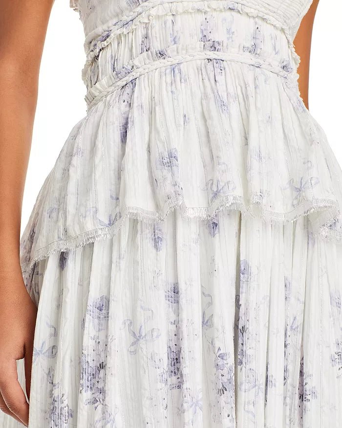 LoveShackFancy LoveShackFancy Briar Maxi Dress Endless Waves