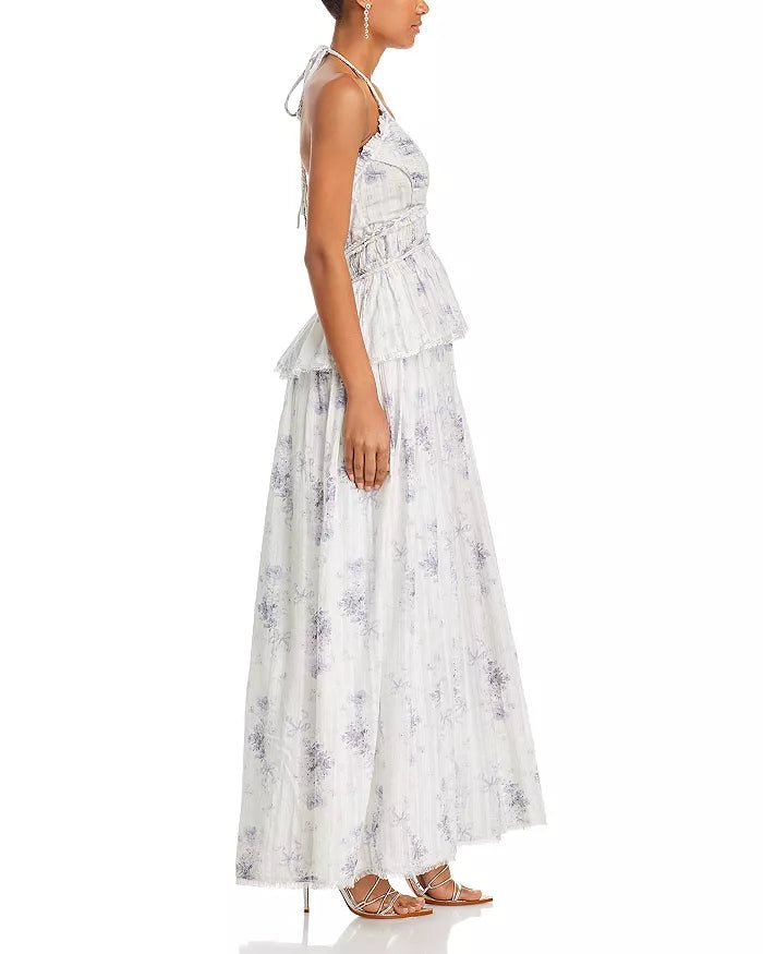 LoveShackFancy LoveShackFancy Briar Maxi Dress Endless Waves