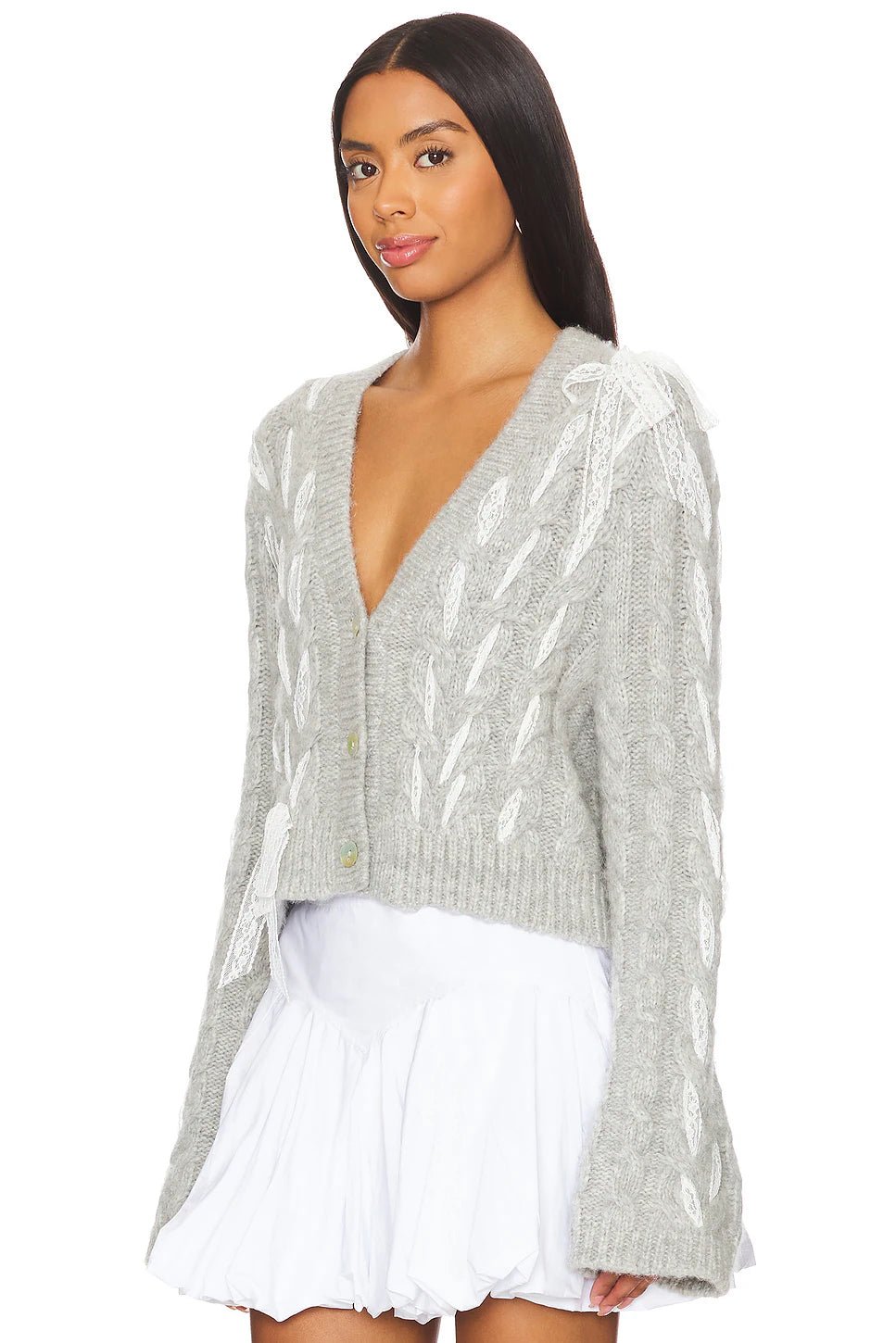 LoveShackFancy LoveShackFancy Louella Cardigan Endless Waves