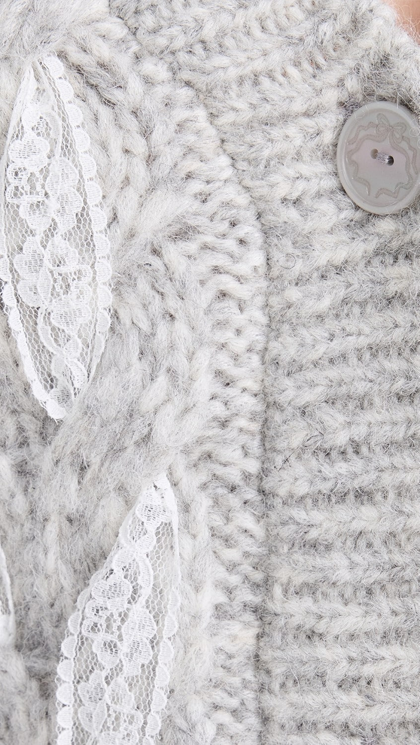 LoveShackFancy LoveShackFancy Louella Cardigan Endless Waves