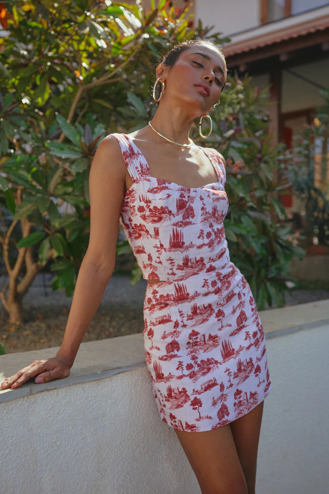 Summer Away Summer Away Lucia Mini Skirt Endless Waves