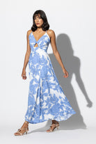 Lusana Marie Midi Dress - Endless Waves