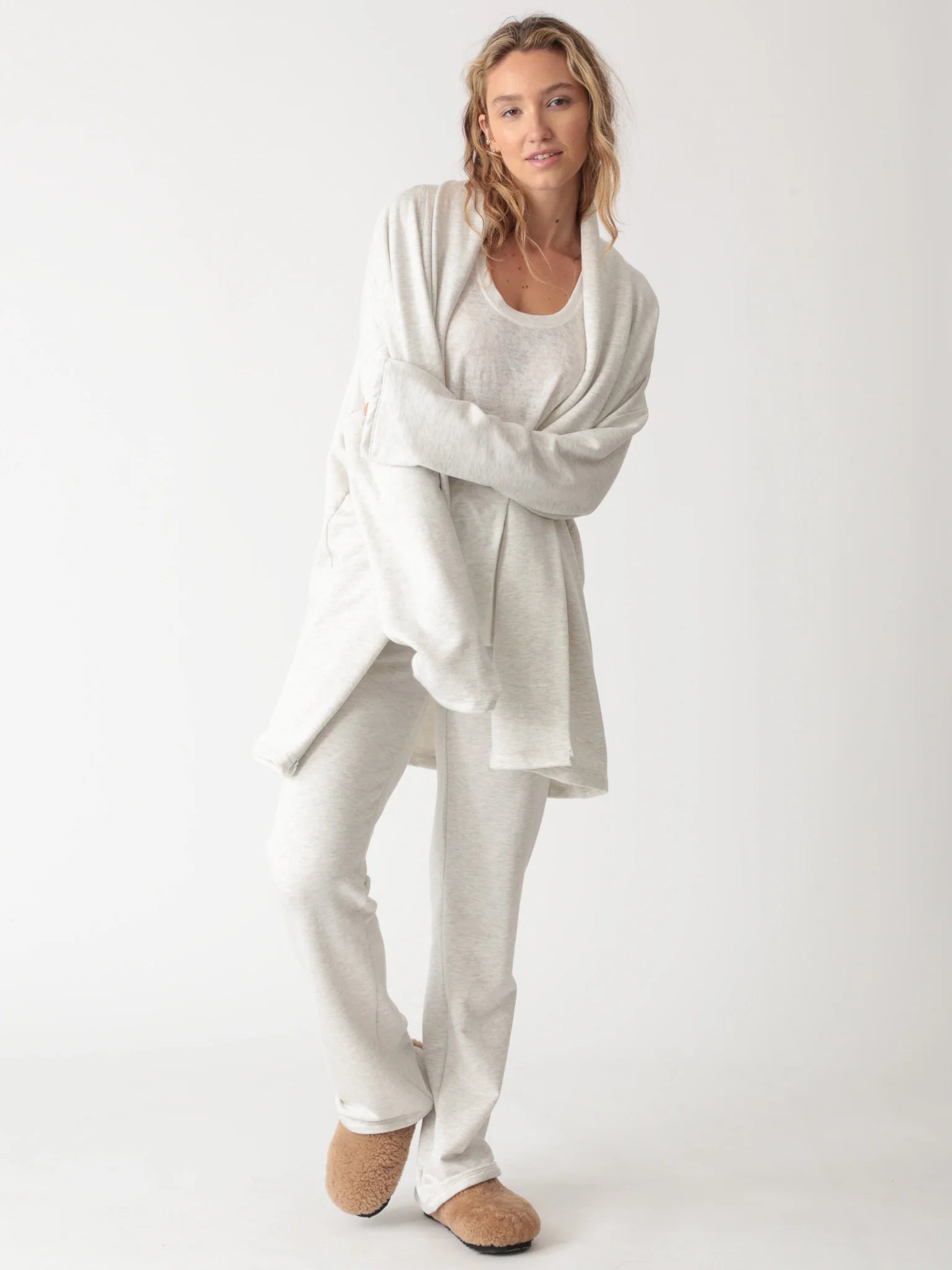 Electric & Rose Electric & Rose Luxe Fleece Cardigan Endless Waves