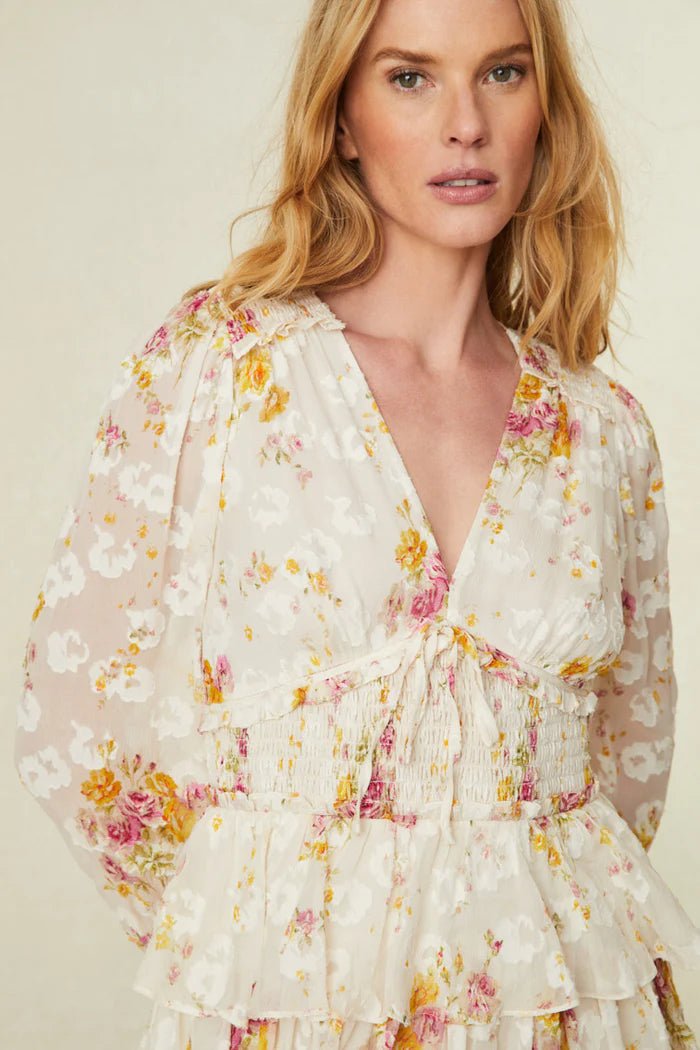 LoveShackFancy LoveShackFancy Madina Dress Endless Waves