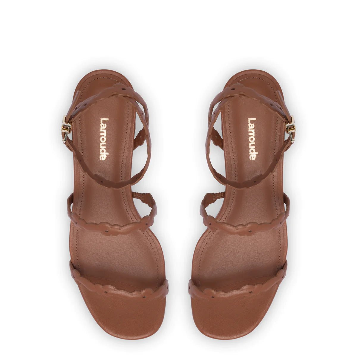 Larroude Larroude Margherita Block Sandal Endless Waves