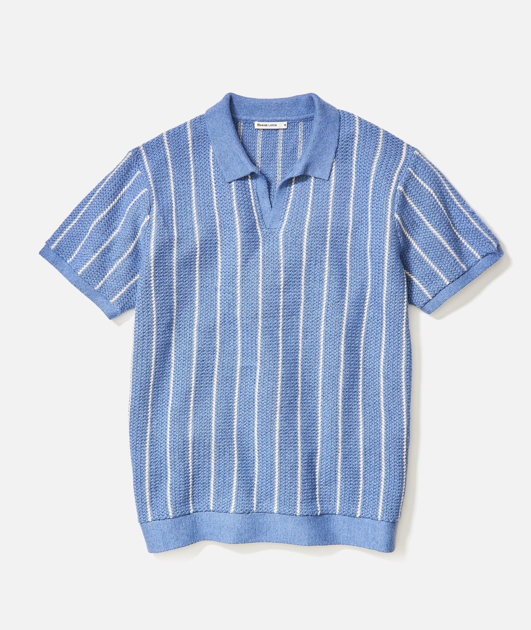 Marine Layer Conrad Sweater Polo - Endless Waves