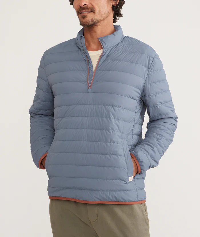 Marine Layer Marine Layer Insulated Half - Zip Packable Pullover Endless Waves