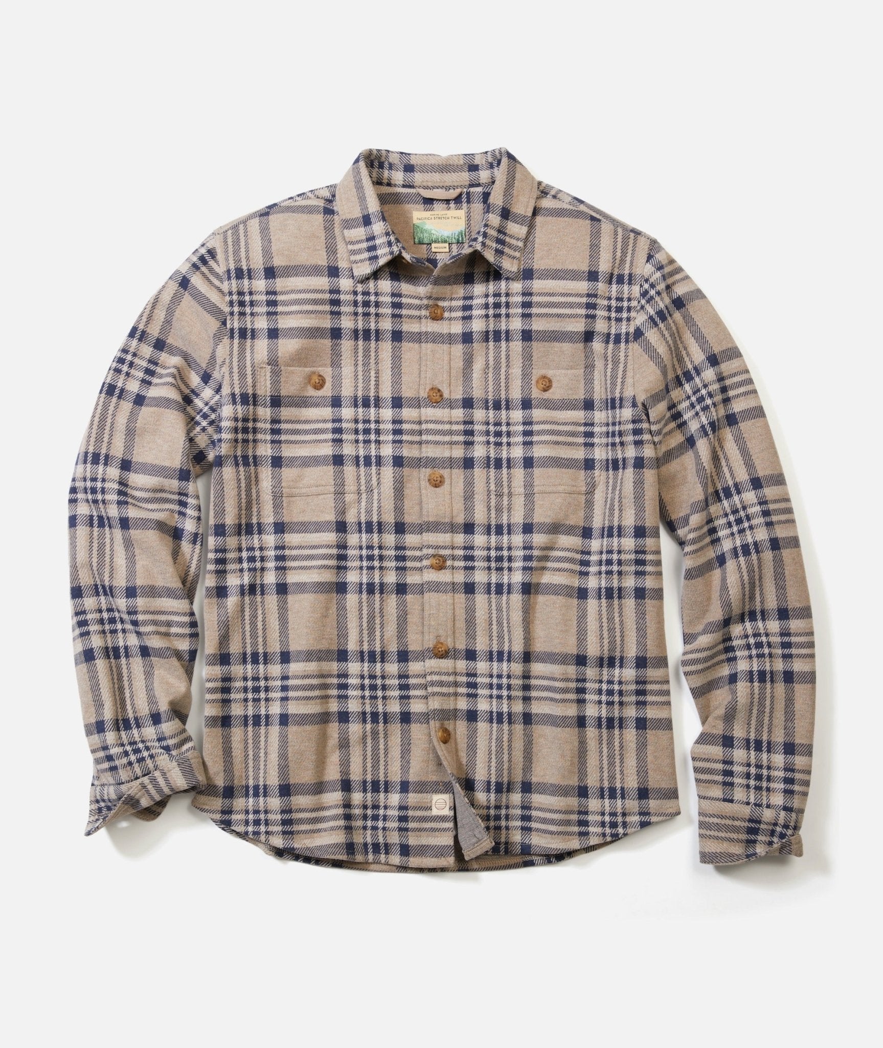 Marine Layer Marine Layer Pacifica Stretch Twill Overshirt Endless Waves