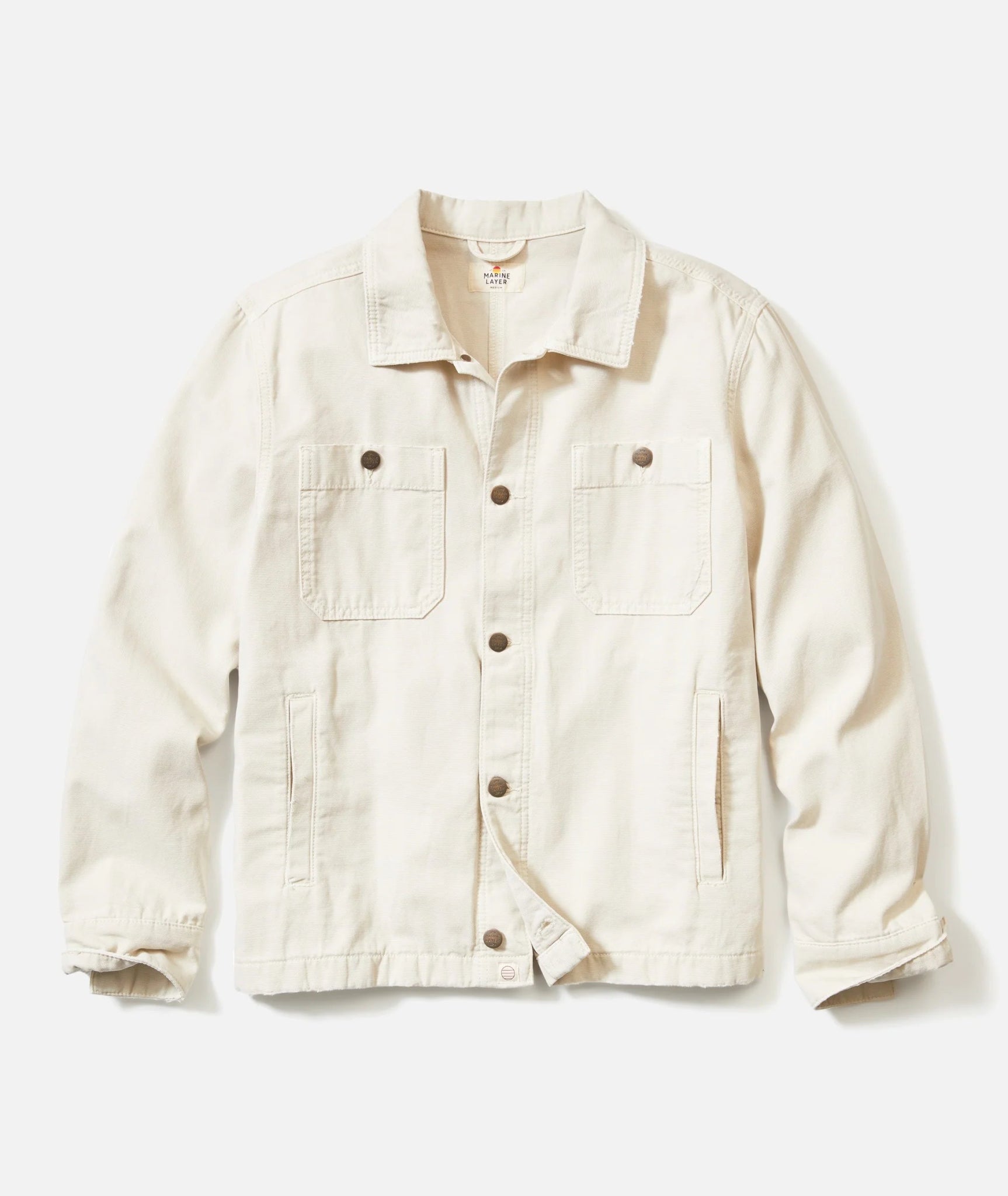 Marine Layer Marine Layer Patrick Canvas Overshirt Endless Waves