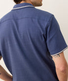 Marine Layer Stretch Selvage Embroidered Resort Shirt - Endless Waves