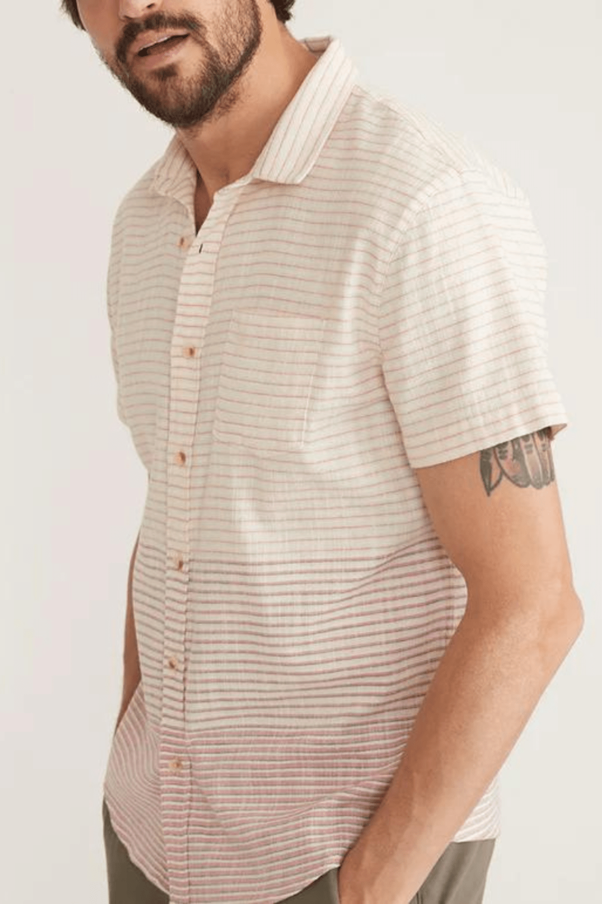 Marine Layer Stretch Selvage Short Sleeve Shirt - Final Sale - Endless Waves