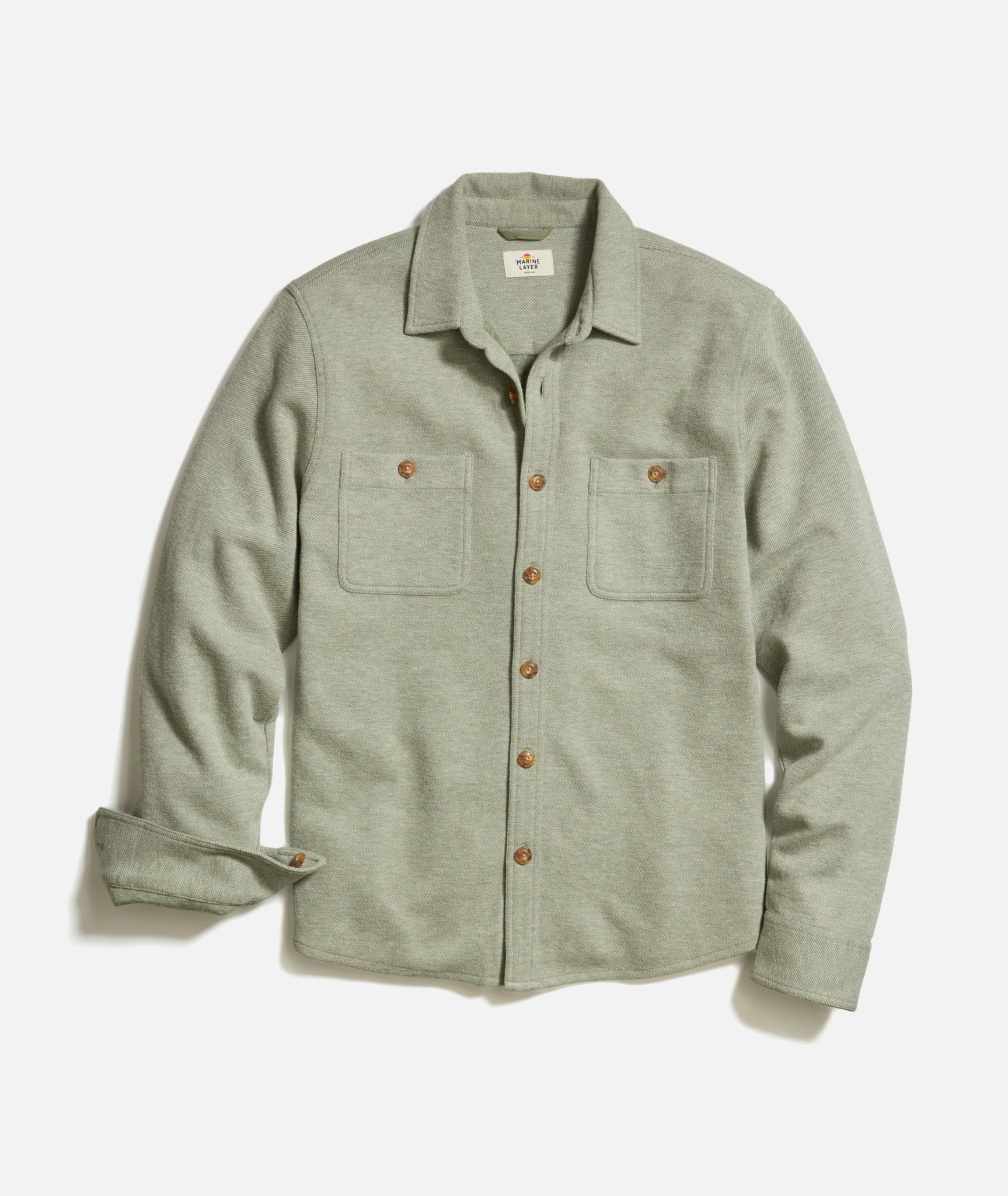 Marine Layer Marine Layer Pacifica Stretch Twill Shirt Endless Waves