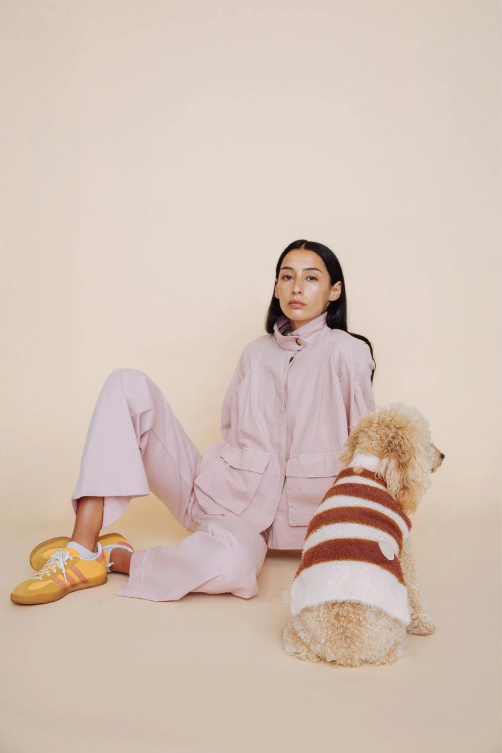 Maxbone Maxbone Fuzzy Pet Jumper Endless Waves