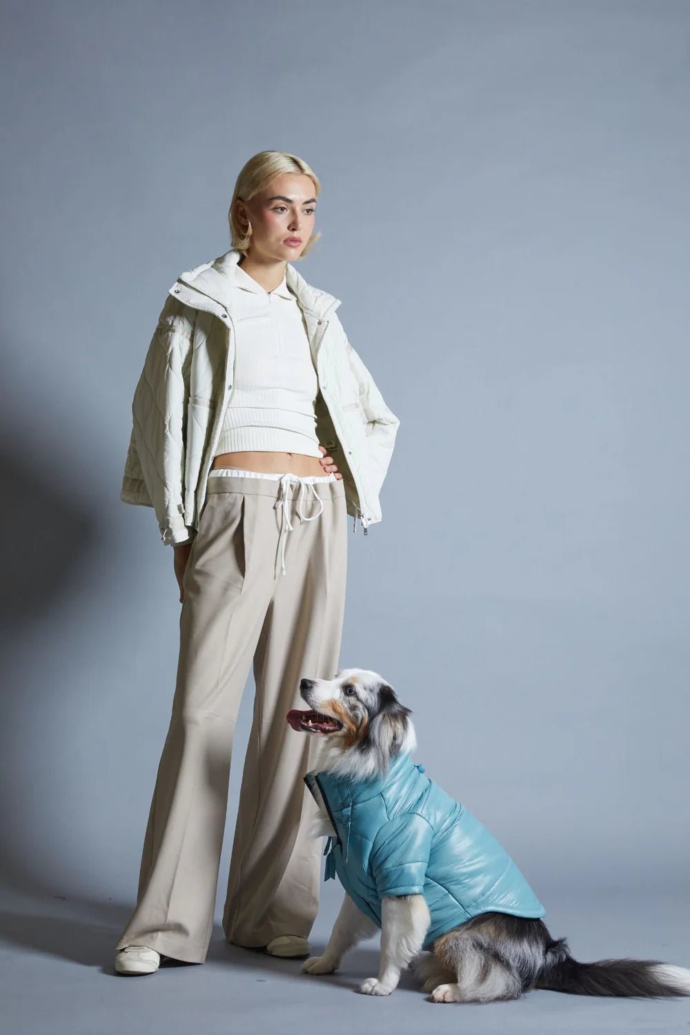 Maxbone Glossy Puffer Jacket - Endless Waves