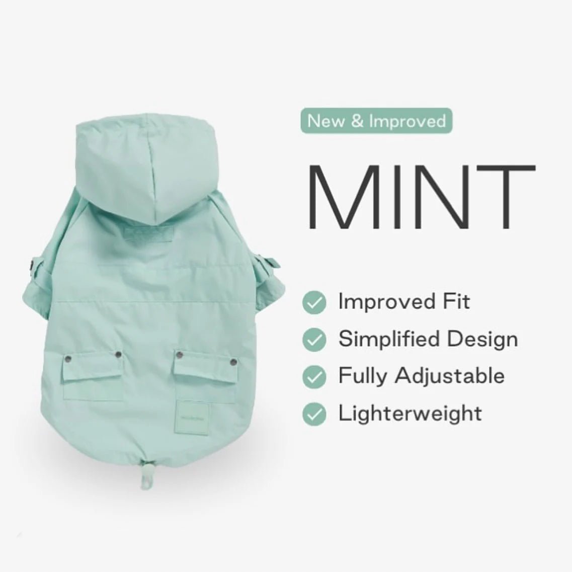 Maxbone Maxbone Talon Pet Raincoat Endless Waves