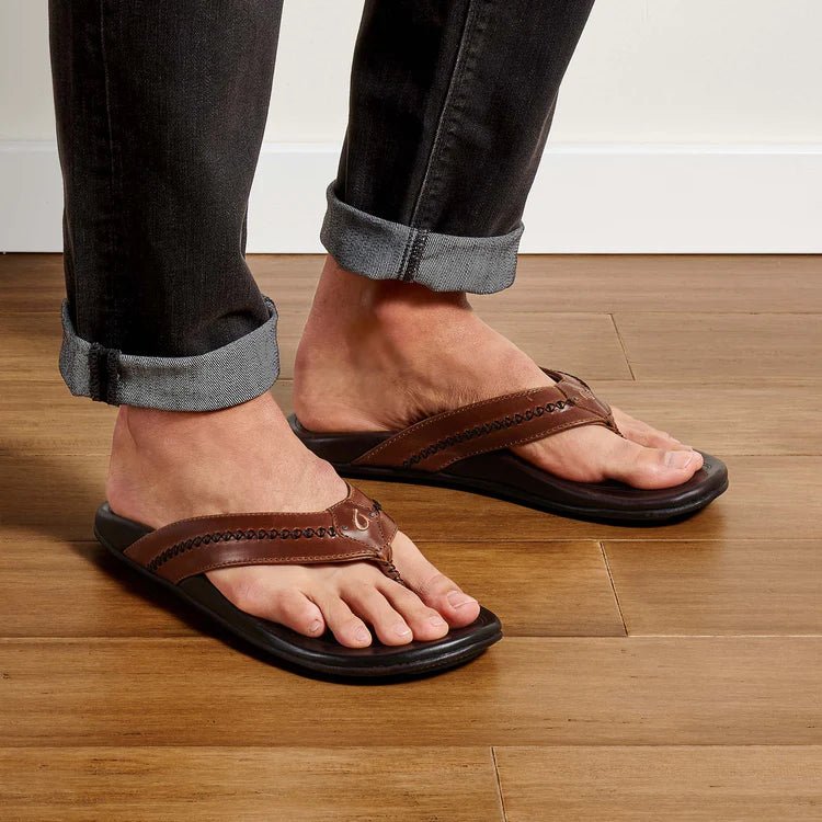 Mea Ola - Men’s Leather Beach Sandals - Endless Waves