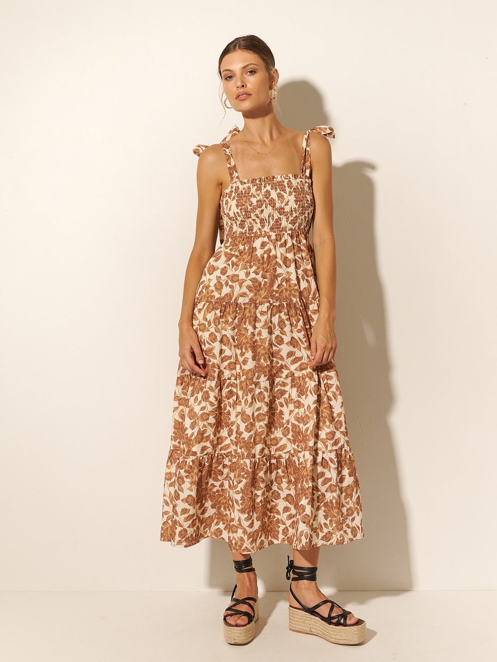 Milano Midi Dress - Endless Waves