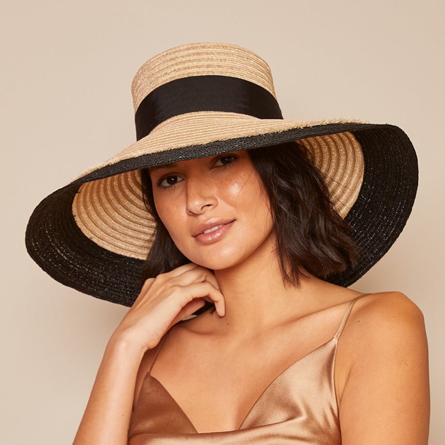 Eugenia Kim Mirabel Grossgain Wide - Brim Sunhat Endless Waves