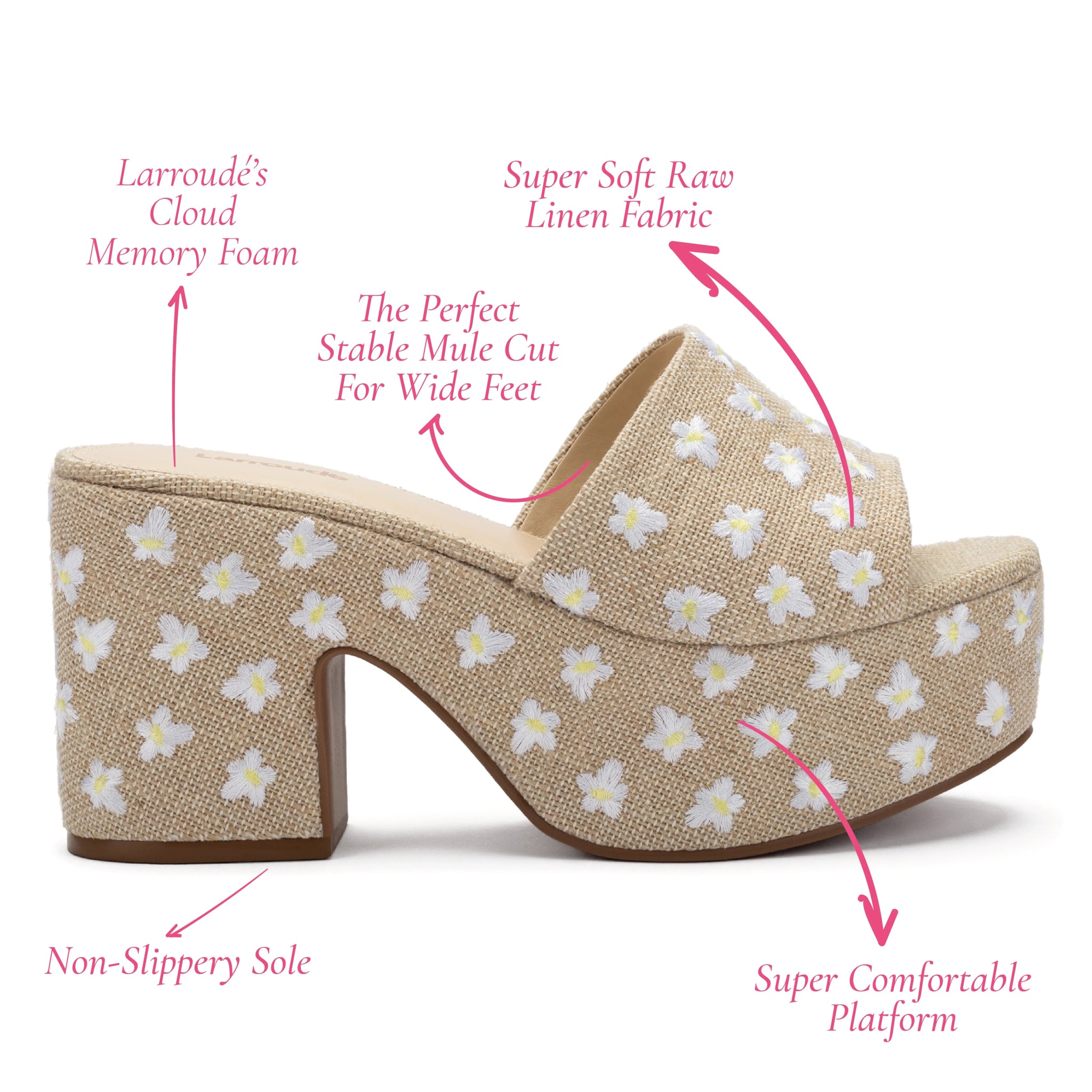 Larroude Larroude Miso Platform Sandal Endless Waves