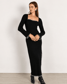 Mon Renn Trace Knit Midi Endless Waves