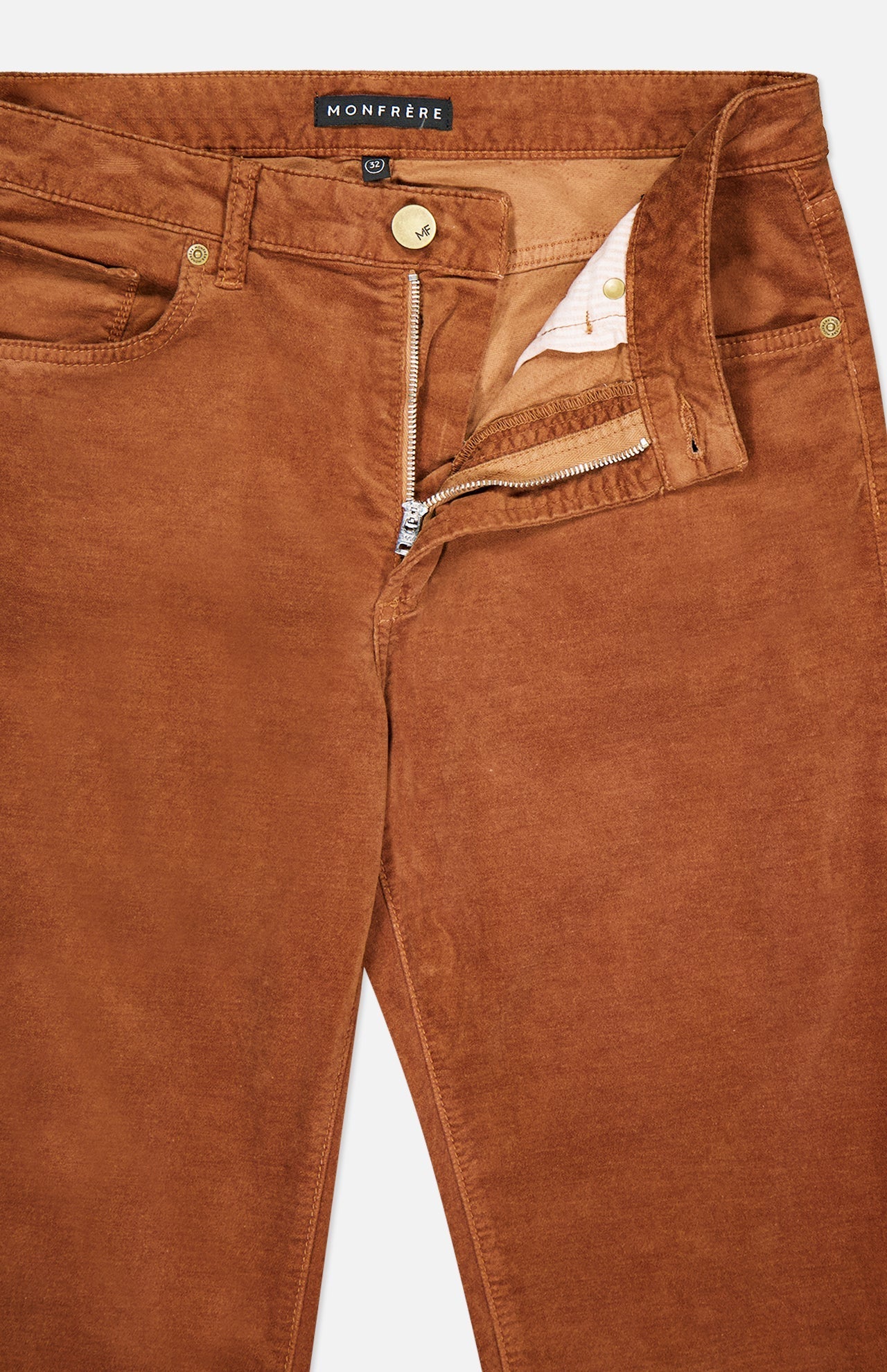 Monfrère Monfrere Brando Slim Fit Velvet Pants Endless Waves