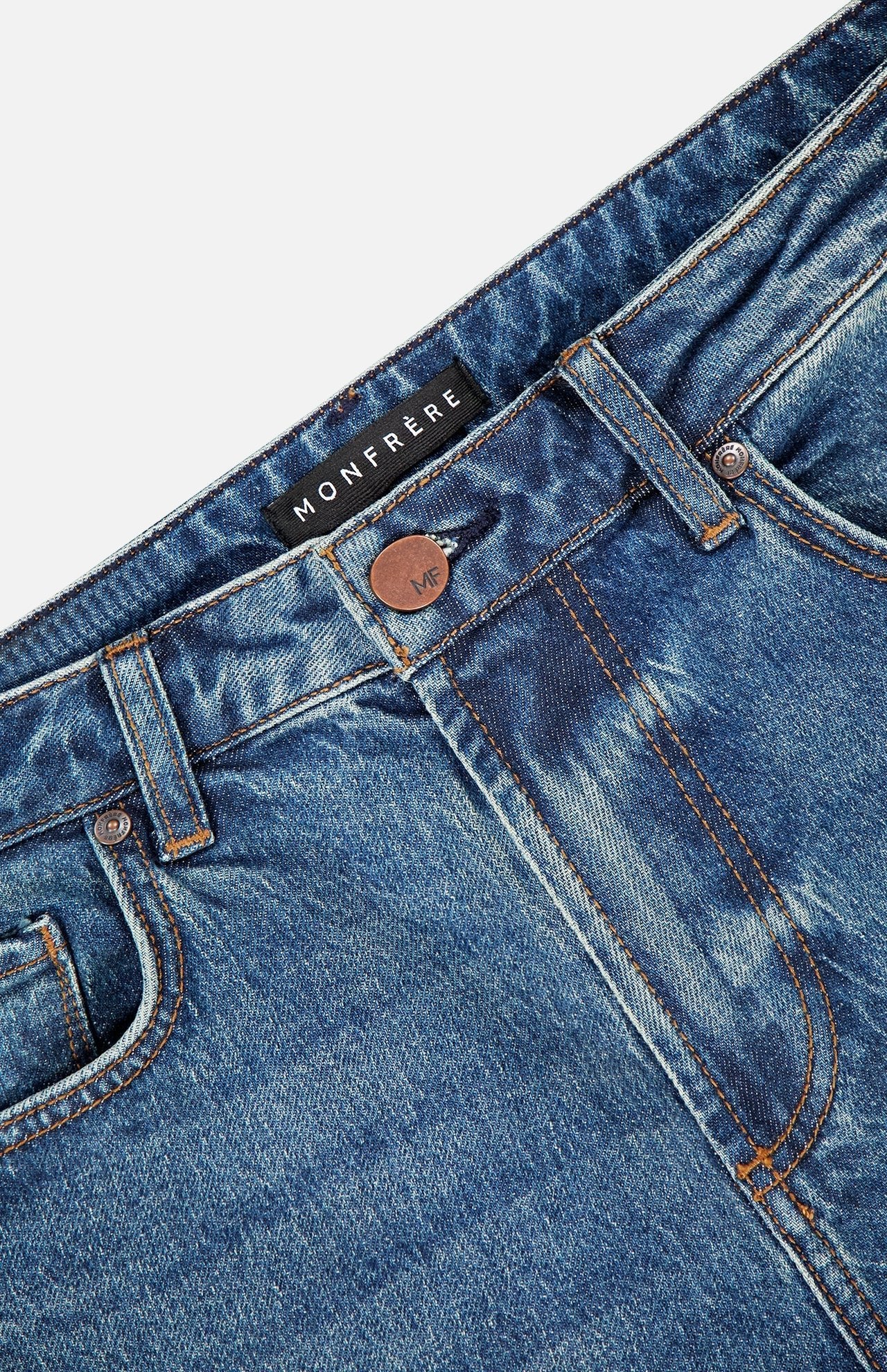 Monfrère Monfrere Caine Straight Leg Jeans Endless Waves