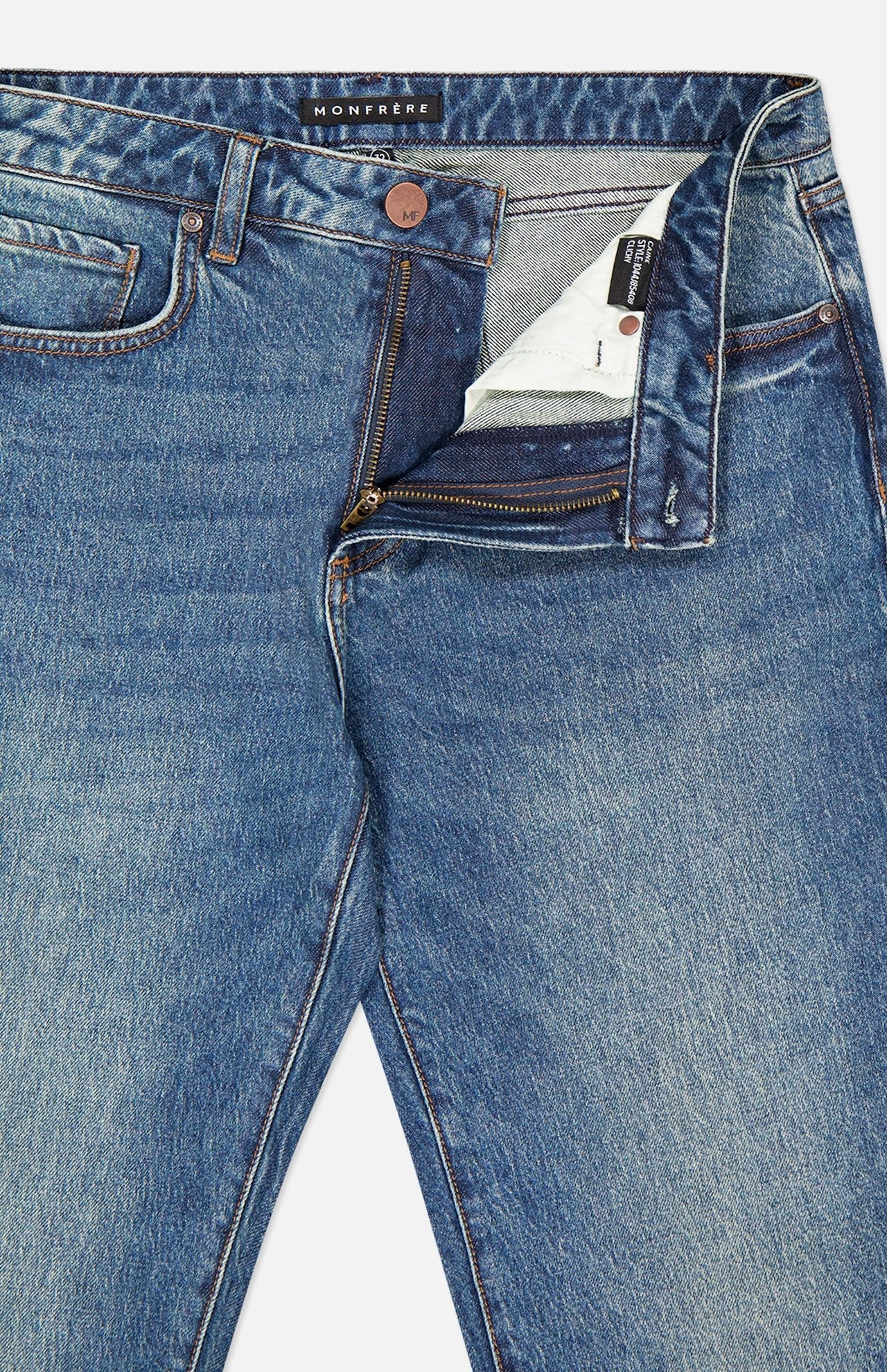 Monfrere Caine Straight Leg Jeans - Endless Waves